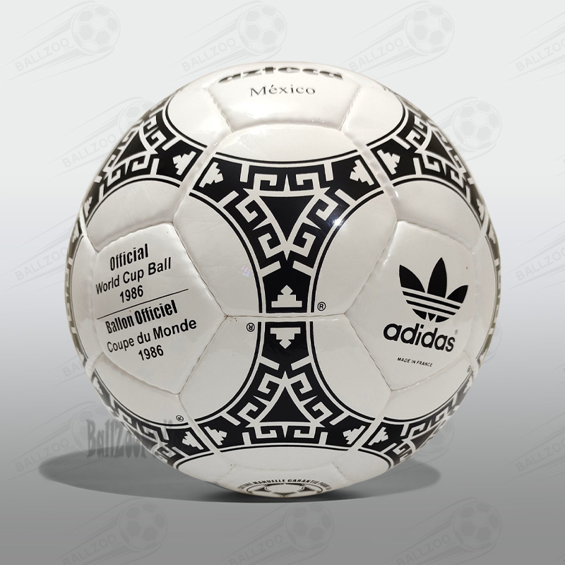 Front View Image of the Adidas Azteca 1986 Official World Cup Match Ball Soccer