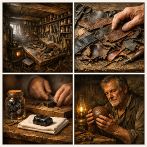 Image view of the Conditions Under Which the First Football Was Made