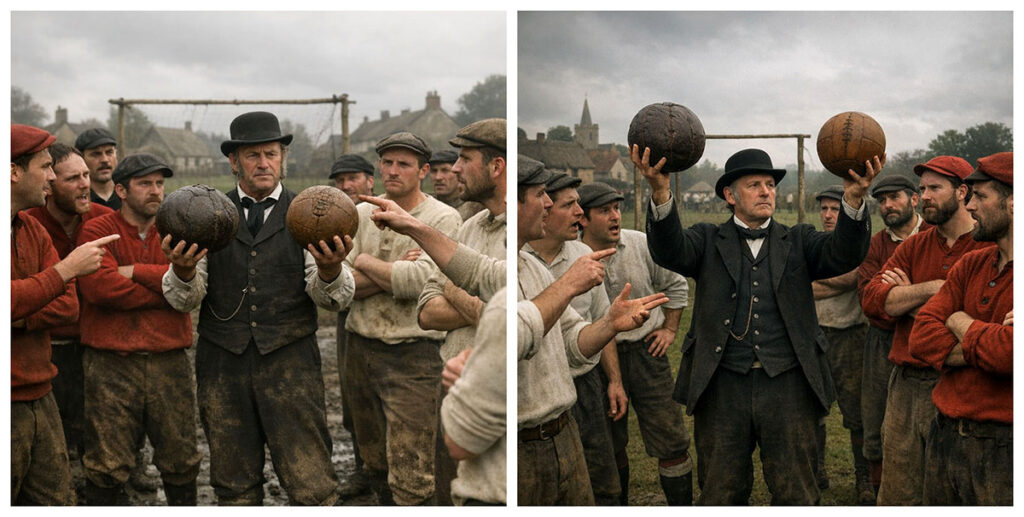 Image of the Early Ball History & Balls in the 1800s