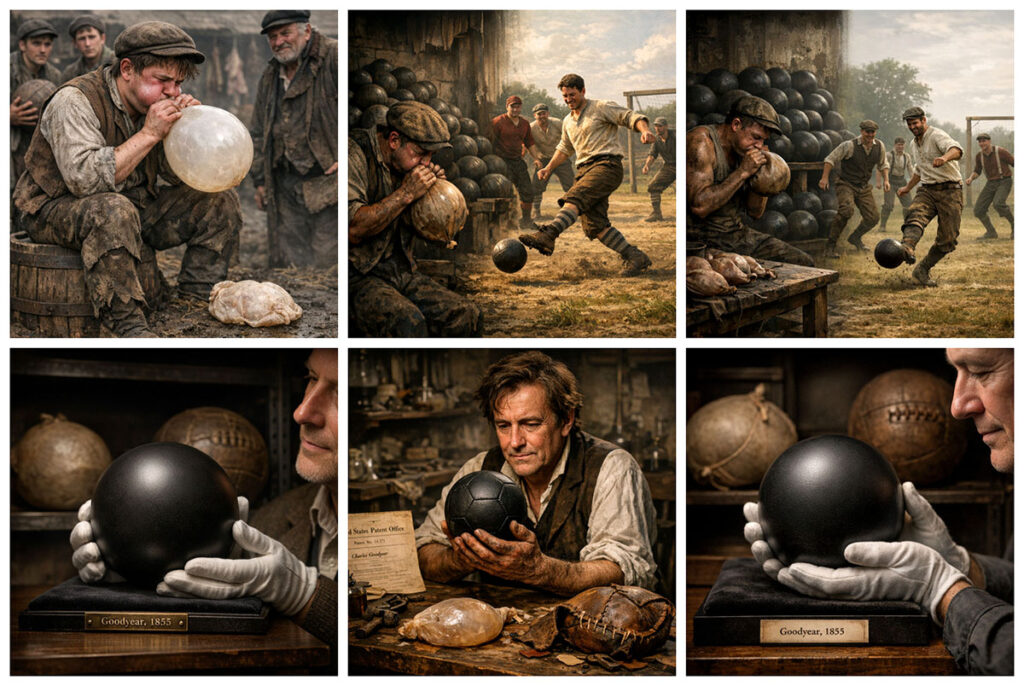 Defined image of the Charles Goodyear & Vulcanization